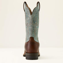 Ariat Women's Brown Hybrid Ranchwork Broad Square Toe Western Boots