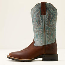 Ariat Women's Brown Hybrid Ranchwork Broad Square Toe Western Boots