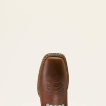 Ariat Women's Brown Hybrid Ranchwork Broad Square Toe Western Boots