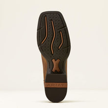 Ariat Women's Brown Round Up Holly Broad Square Toe Western Boots with Floral Embroidered Tops
