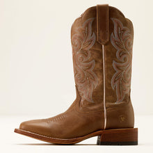 Ariat Women's Natural Tan County Lane Broad Square Toe Western Boots