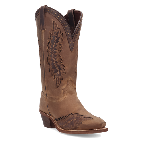 Pard's Western shop Larado Women's Tan Coyote Creek Snip Toe Western Boots
