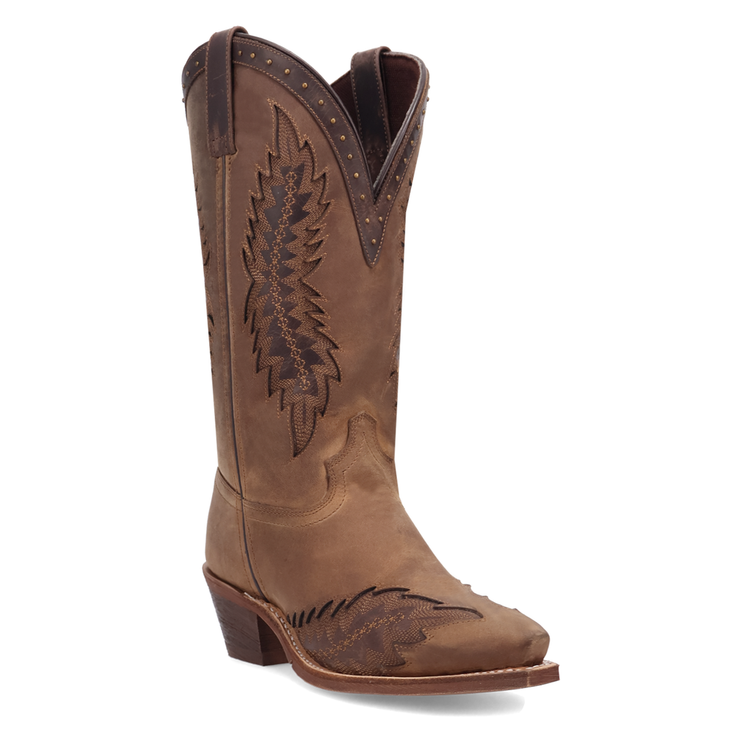Pard's Western shop Larado Women's Tan Coyote Creek Snip Toe Western Boots