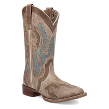 Pard's Western Shop Laredo Women's Tan Ardena Broad Square Toe Western Boots