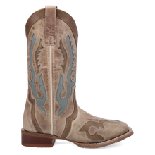 Laredo Women's Tan Ardena Broad Square Toe Western Boots
