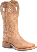 Pard's Western Shop Double H Tan Kenna Wide Square Toe Roper Boots for Women