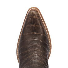 Dingo Women's Brown Croc Print Ozzie Snip Toe Boots