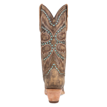 Dan Post Women's Honey Mesa Snip Toe Boots with Turquoise Inlay Stitching