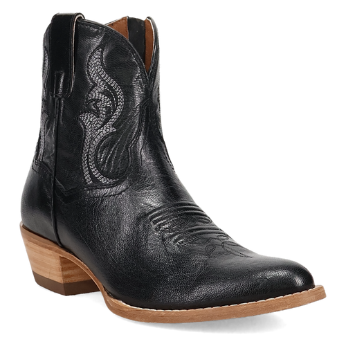 Pard's Western Shop Dan Post Women's Black Rustic Charm J-Toe Bootie