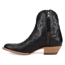 Dan Post Women's Black Rustic Charm J-Toe Bootie