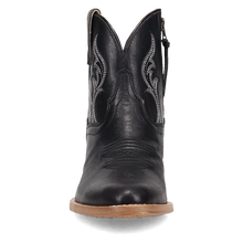 Dan Post Women's Black Rustic Charm J-Toe Bootie