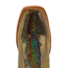 R.Watson 17" Gold Holographic Disco Fever Boots for Women