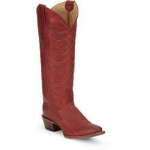 Pard's Western Shop Justin Ladies Red 15" Whitley Round Toe Western Boots