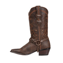 Durango Crush Brown Heartbreaker Snip Toe Western Boots for Women