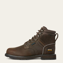 Ariat Men's Brown Groundbreaker 6" II Waterproof Round Steel Toe Lace Up Work Boot
