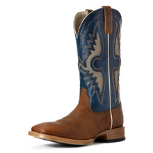 Pard's Western Shop Ariat Men's Sorrel Solado VentTEK Square Toe Western Boots with Blue Tops