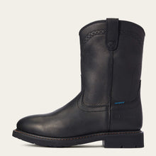 Ariat Men's Black Sierra Waterproof Round Toe Work Boots