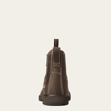 Ariat Men's Brown Groundbreaker Chelsea Broad Square Toe Waterproof Work Shoe/Boot