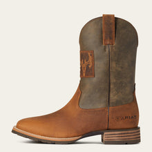 Ariat Men's Brown Hybrid Patriot Country Broad Square Toe Western Boots
