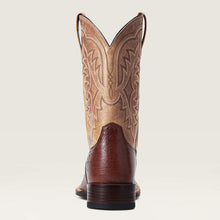 Ariat Men's Brown Smooth Ostrich Night Life Ultra Broad Square Toe Western Boots