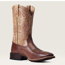Ariat Men's Brown Smooth Ostrich Night Life Ultra Broad Square Toe Western Boots