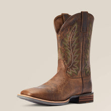Pard's Western shop Ariat Pecan Brown Ridin High Broad Square Toe Western Boots for Men
