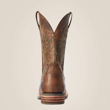 Ariat Pecan Brown Ridin High Broad Square Toe Western Boots for Men