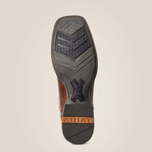 Ariat Pecan Brown Ridin High Broad Square Toe Western Boots for Men