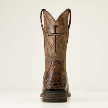 Ariat Men's Brown Blackwater American Alligator Broad Square Toe Western Boots