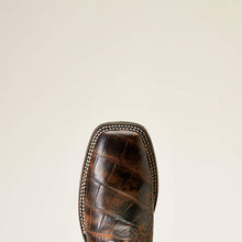 Ariat Men's Brown Blackwater American Alligator Broad Square Toe Western Boots
