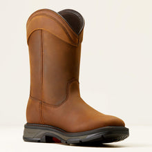 Ariat Men's Distressed Brown WorkHog XT Waterproof Broad Square Toe Wellington Work Boots