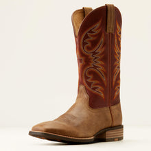 Pard's Western Shop Ariat Men's Sand Ricochet Broad Square Toe Cowboy Boots with Chestnut Tops