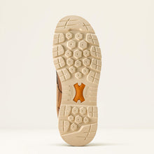 Ariat Men's Distressed Brown/Sharkskin Print Round Toe Rebar Lift Chukka Work Shoe/Boot