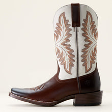 Ariat Men's Mahogany Renegade Blunt Toe Cowboy Boots with Cream Tops