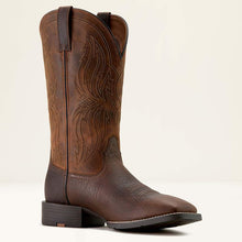 Ariat Men's Toffee Hippo Print Sport Rustler Broad Square Toe Cowboy Boots