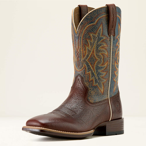 Pard's Western Shop Ariat Men's Textured Oak Ryden Ultra Broad Square Toe Cowboy Boots