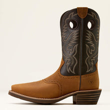 Ariat Men's Brown Heritage Roughstock Blunt Toe Cowboy Boots