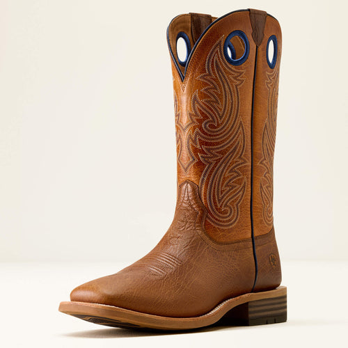 Pard's Western Shop Ariat Men's Cottage Brown Highland Toughstock Broad Square Toe Cowboy Boots