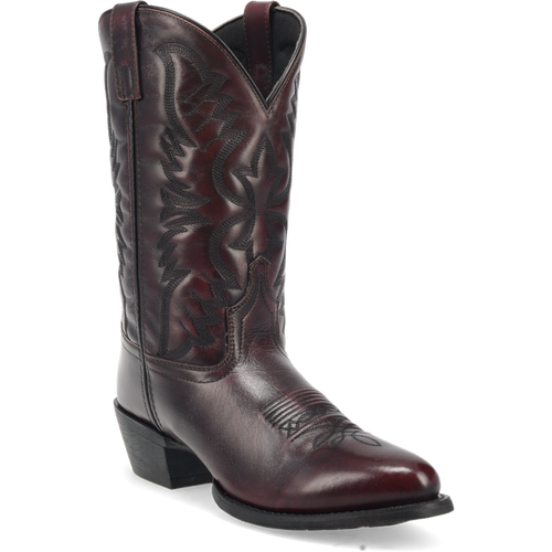 Pard's Western Shop Laredo Black Cherry Birchwood J-Toe Boots for Men