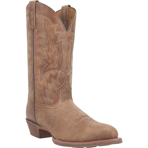 Pard's Western Shop Laredo Men's Tan Weller Medium Round Toe Western Boots