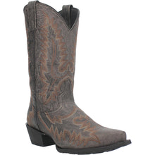 Pard's Western Shop Laredo Men's Grey Snip Toe Kilpatrick Western Boots with Allover Fancy Stitching