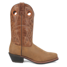 Laredo Men's Tan Frontier Blunt Toe Cowboy Boots