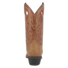 Laredo Men's Tan Frontier Blunt Toe Cowboy Boots