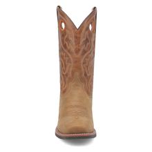 Laredo Men's Tan Frontier Blunt Toe Cowboy Boots