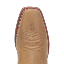 Laredo Men's Tan Frontier Blunt Toe Cowboy Boots