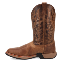 Laredo Cowboy Approved Tan Vapor Broad Square Toe Boots for Men