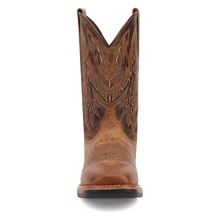 Laredo Cowboy Approved Tan Vapor Broad Square Toe Boots for Men