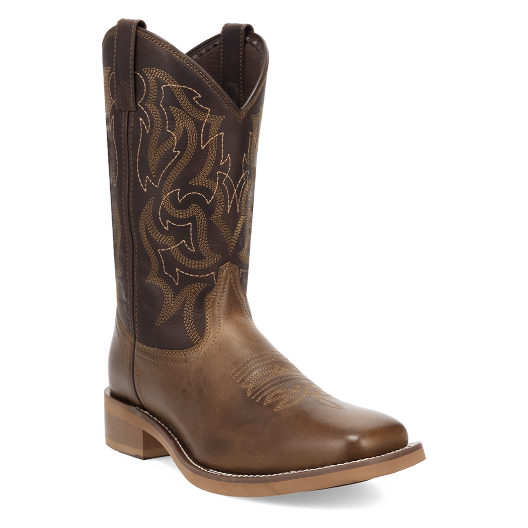 Laredo Men's Brown Chisholm Broad Square Toe Boots