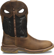 Double H Men's Brown Zenon Phantom Rider Waterproof Broad Square Toe Roper Boots