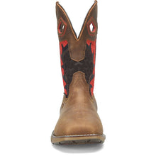 Double H Men's Phantom Rider Brown Purge Broad Square Composite Toe Waterproof Western Work Boots